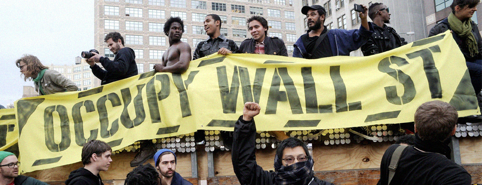 Occupy Wall Street, New York (EPA/JUSTIN LANE)