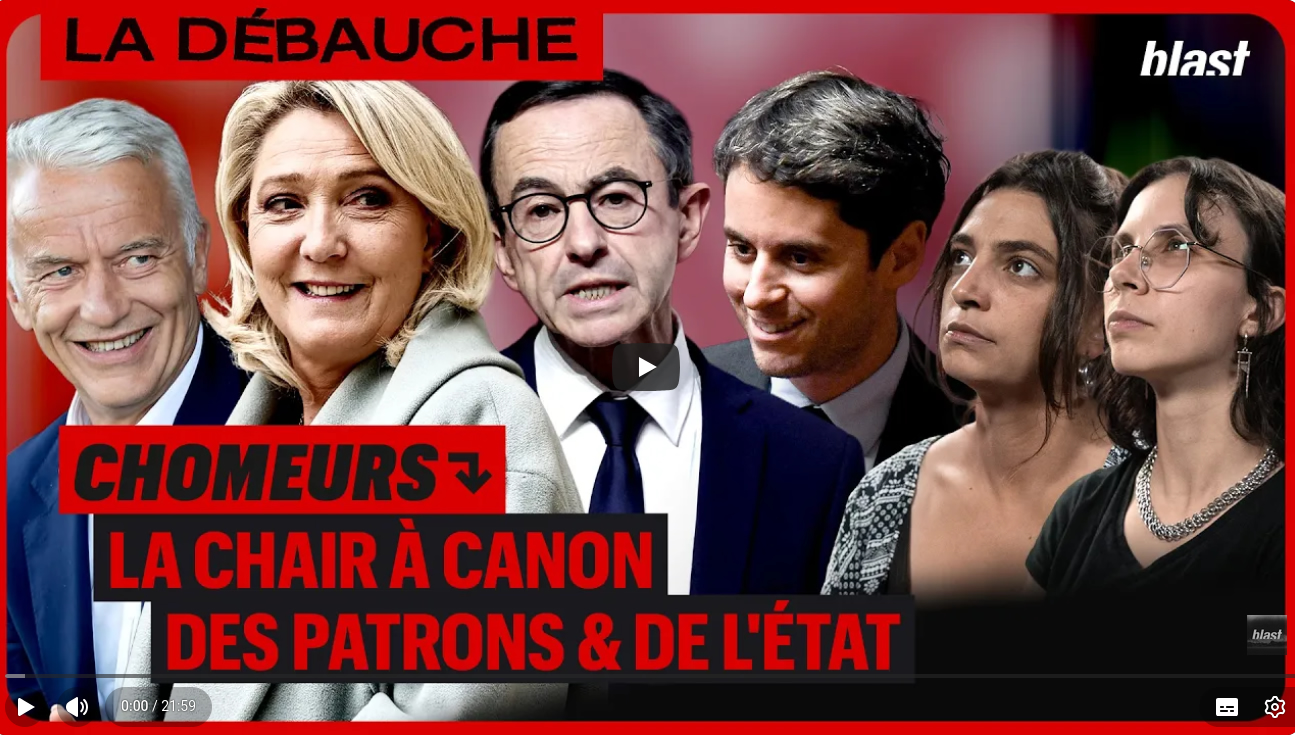 CHÔMEURS : LA CHAIR À CANON DES PATRONS ET DE L’ÉTAT – Blast souffle de l’info