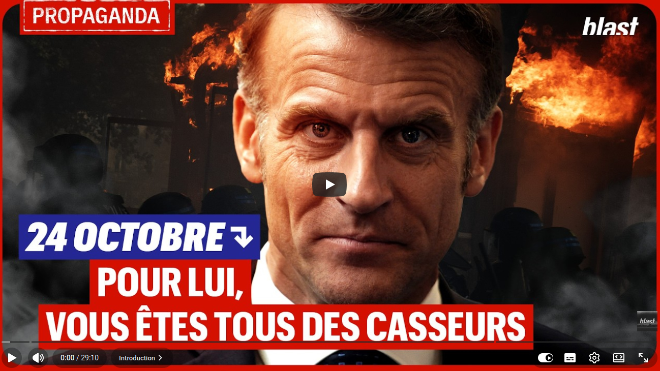 24 OCTOBRE : POUR EUX VOUS ÊTES TOUS DES CASSEURS – Blast le souffle de l’info -23 octobre 2026 episode artwork