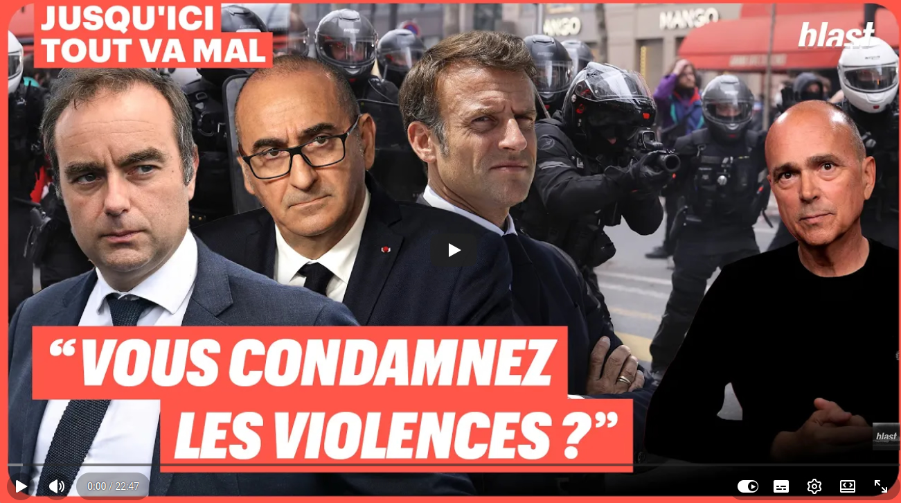 VOUS CONDAMNEZ LES VIOLENCES ?  Blast le souffle de l’info – 15 octobre 2026 episode artwork